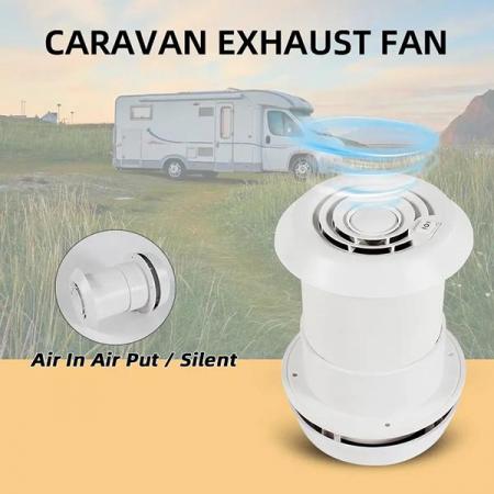디바이스마트,EV 전기차/캠핑카/그린에너지 > 캠핑/보트 악세사리 > 벤트/해치/입수구,SMG,카라반 상단 장착형 버섯머리 무소음 에어 벤트 12V [TYE-AV018],12V 저소음 버섯머리 에어 벤트 / 60CFM / 1800rpm/min