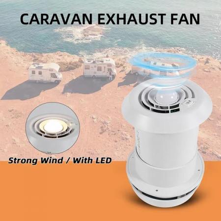 디바이스마트,EV 전기차/캠핑카/그린에너지 > 캠핑/보트 악세사리 > 벤트/해치/입수구,SMG,카라반 상단 장착형 버섯머리 강풍 LED 에어 벤트 12V [TYE-AV020],12V 강풍 버섯머리 에어 벤트 / 200CFM / 5000rpm/min / LED 장착