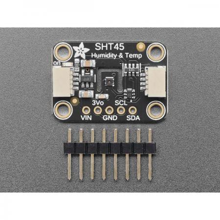 디바이스마트,MCU보드/전자키트 > 센서모듈 > 온도/습도 > 온습도겸용,Adafruit,Adafruit Sensirion SHT45 Precision Temperature & Humidity Sensor - STEMMA QT / Qwiic [ada-5665],SHT45 4세대 / 온습도 센서 / I2C /  우수한 ±1.0% 일반 상대 습도 정확도, 0~75°C 범위에서 ±0.1°C 일반 정확도를 제공