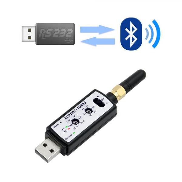 디바이스마트,MCU보드/전자키트 > 통신/네트워크 > 기타 네트워크/통신,(주)칩센,무선 시리얼통신 컨버터 RS232 블루투스 브로드캐스팅(비콘) RCPORT-TD520 USB타입,USB type / 무선 RS232 to 블루투스 /  통신거리 300m / 브로드캐스팅(비콘) / 1:8 멀티통신 / 다양한 OS호환( iOS , Android, Window, Linux)