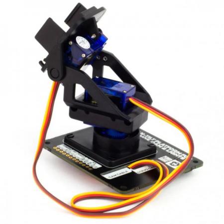 디바이스마트,오픈소스/코딩교육 > 라즈베리파이 > 라즈베리파이 확장보드/HAT,Pimoroni,Pan-Tilt HAT Full kit [PIM183],Pan-Tilt / 라즈베리파이 호환 / 2개의 서보가 있는 팬-틸트 모듈 / NeoPixel RGB