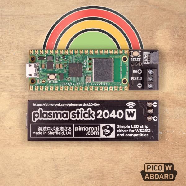 Plasma Stick 2040 W (Pico W Aboard) [PIM653]