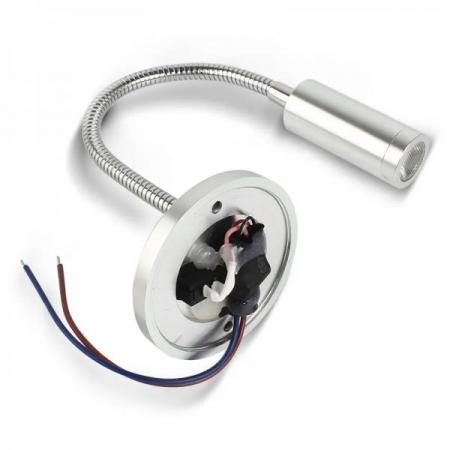 디바이스마트,EV 전기차/캠핑카/그린에너지 > 캠핑/보트 악세사리 > LED/사이드마커,SMG,카라반/캠핑카 실내 독서등 호스형 12V 3W 웜화이트 [TYE-CL053],차량용 독서등 호스형 / 얇은 베이스 / 72Ø / 12V 3W / 웜화이트