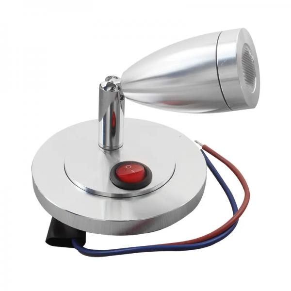 카라반/캠핑카 실내 독서등 타원형 12V 3W 웜화이트  [TYE-CL054]