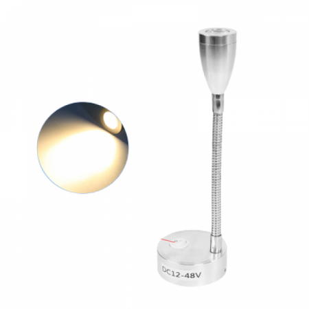 디바이스마트,EV 전기차/캠핑카/그린에너지 > 캠핑/보트 악세사리 > LED/사이드마커,SMG,카라반/캠핑카 실내 범용 독서등 호스형 12-48V 3.6W 웜화이트 [TYE-CL060],12~48V 범용 독서등 호스형 / 3.6W / 59*59*205mm / 웜화이트