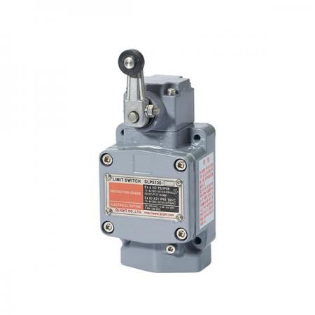 디바이스마트,스위치/부저/전기부품 > 산업용 스위치/제어 기기 > 리미트 스위치,큐라이트,방폭형 리미트스위치 SLP5130-RL,롤러 레버형 / IP66 / 석유화학플랜트, 화약공장, 유조선 도장기계 등과 같이 인화폭발의 위험이 상존하는 장소의 안전 스위치로 적합