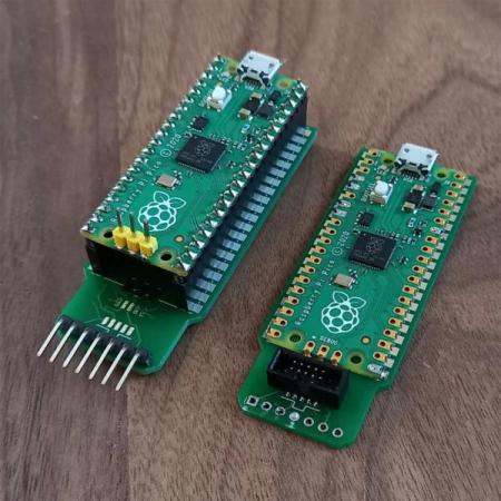 디바이스마트,커넥터/PCB > PCB기판/관련상품 > 특수기판 > 특수제작 PCB,Pimoroni,PicoProbe PCB kit [FC-001],Picoprobe-PCB / 1x cortex-M SWD 10핀 헤더 / 1x cortex-M SWD 10핀 리본 케이블 / 1x 6핀 암, 수 헤더