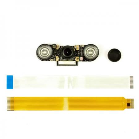 디바이스마트,오픈소스/코딩교육 > 라즈베리파이 > 라즈베리파이 카메라모듈/렌즈,Pimoroni,Night vision camera module for Raspberry Pi 70º [CAM008],라즈베리파이용 적외선 카메라 모듈 / 70º / 5MP 센서, 2592x1944 픽셀 / 30FPS에서 1080p 비디오(또는 720p에서 60FPS, 480p에서 90FPS) / 크기 : 72.6 x 24mm