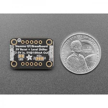 디바이스마트,MCU보드/전자키트 > 전원/신호/저장/응용 > 레벨컨버터/전압관리,Adafruit,Adafruit QT 3V to 5V Level Booster Breakout - STEMMA QT / Qwiic [ada-5649],Raspberry Pi 또는 ARM Cortex 마이크로컨트롤러의 3V 전원 및 논리를 사용할 수 있습니다. / 3V에서 최대 5V까지 부스트/시프트 가능 / 5V 전원 또는 로직이 필요한 센서에 적합