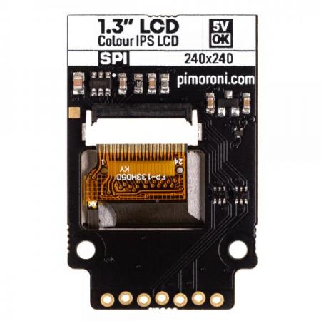 디바이스마트,MCU보드/전자키트 > 디스플레이 > LCD/OLED,Pimoroni,1.3' SPI Colour LCD (240x240) Breakout [PIM476],1.3인치 240x240 컬러 LCD / 고해상도 / SPI / 3.3V 또는 5V 호환 / 아두이노, 라즈베리파이 호환