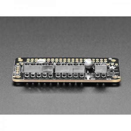 디바이스마트,MCU보드/전자키트 > 버튼/스위치/제어/RTC > 모터/모터컨트롤,Adafruit,Adafruit DC & Stepper Motor Bonnet for Raspberry Pi [ada-4280],DC+스테퍼 모터 보닛 / 최대 4개의 DC 또는 2개의 스테퍼 모터를 구동 / 라즈베리파이용 / 한 번에 약 20ms 동안 최대 3A 피크