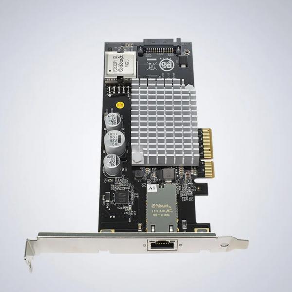 1채널 10G PoE+ NBASE-T 이더넷 카드 [PCIE-POE1-MG2]