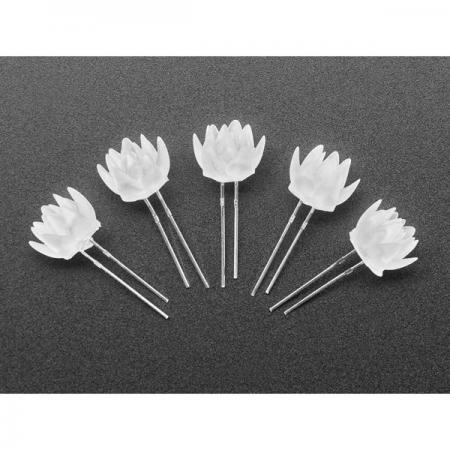 디바이스마트,LED/LCD > LED 인테리어조명 > 장식용 LED,Adafruit,dLUX-dLITE Green Succulent Shape LEDs 5 Pack by Unexpected Labs [ada-5481],dLUX-dLITE / 녹색 꽃 LED 5개 팩 / 크기 : 8.5mm x 10.2mm x 11.2mm(HxWxD) / 파장 : 520~525nm / 임베디드 LED 밝기 : ~6000~8000mcd