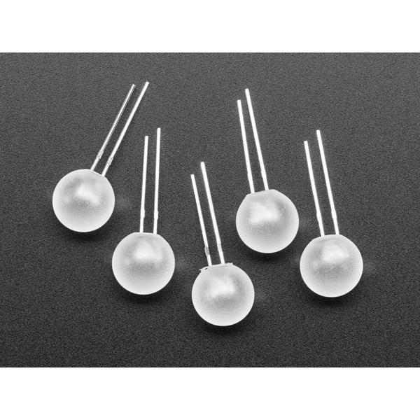 dLUX-dLITE Green Sphere Shape LEDs 5 Pack by Unexpected Labs [ada-5431]