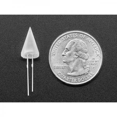 디바이스마트,LED/LCD > LED 인테리어조명 > 장식용 LED,Adafruit,dLUX-dLITE Red Spike Shape LEDs 5 Pack by Unexpected Labs [ada-5456],dLUX-dLITE / 빨강 꼬깔 LED 5개 팩 / 크기 : 14.5mm / 전압 : 2.0~2.2V / 파장 : 620~625nm / 임베디드 LED 밝기 : ~1000~2000mcd