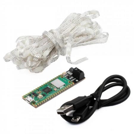 디바이스마트,오픈소스/코딩교육 > 라즈베리파이 > 라즈베리파이 확장보드/HAT,Pimoroni,Wireless Plasma Kit -Bring Your Own Bottle (Pico W Aboard) [PIM657],Raspberry Pi Pico W 포함 / WS2812/Neopixel 조명 문자열을 연결가능 / Qw/ST / USB A-마이크로 B 케이블 / RGB LED 미포함