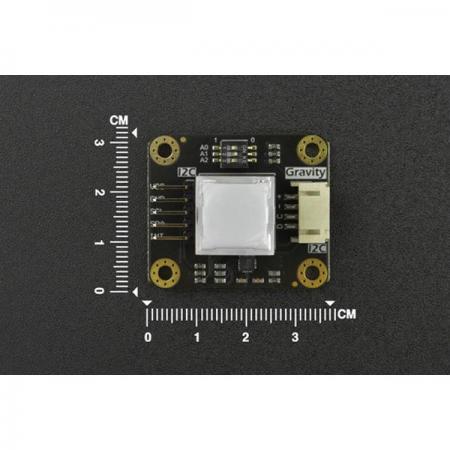 디바이스마트,MCU보드/전자키트 > 버튼/스위치/제어/RTC > 버튼/스위치/조이스틱,DFROBOT,Gravity: I2C RGB LED Colorful Button Module [DFR0991],조정 가능한 색상 범위: R: 0-255, G: 0-255, B: 0-255 > 최대 계단식 모듈: 8 > 작동 전압: DC 3.3V-5V > 커넥터: PH2.0-4P(중력 표준), 2.54-5P 핀 헤더