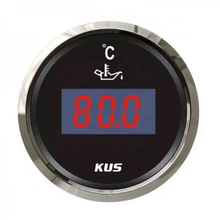 디바이스마트,EV 전기차/캠핑카/그린에너지 > 센서류 > 게이지,KUS,KUS 52mm 디지털 오일 온도 게이지 블랙 [TYE-GU039],52mm 디지털 오일 온도 게이지 / 40~150℃ / IP7 / 12V,24V / black