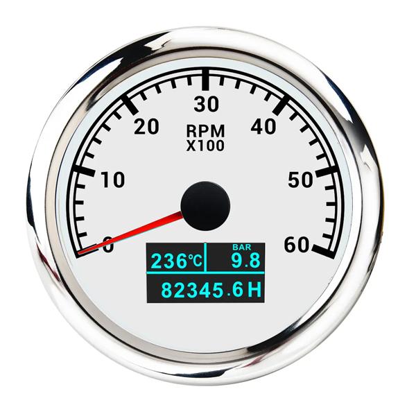 85mm 3in1 RPM 게이지 화이트 [TYE-GU042]