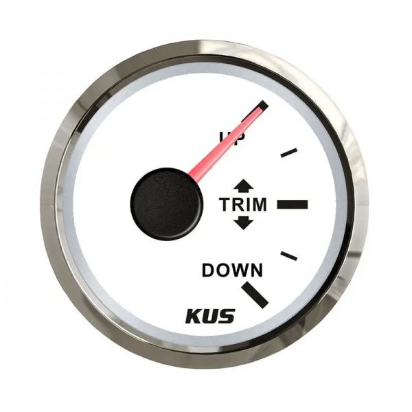 KUS 52mm 마린 트림 게이지 10-180ohm 화이트 [TYE-GU046]