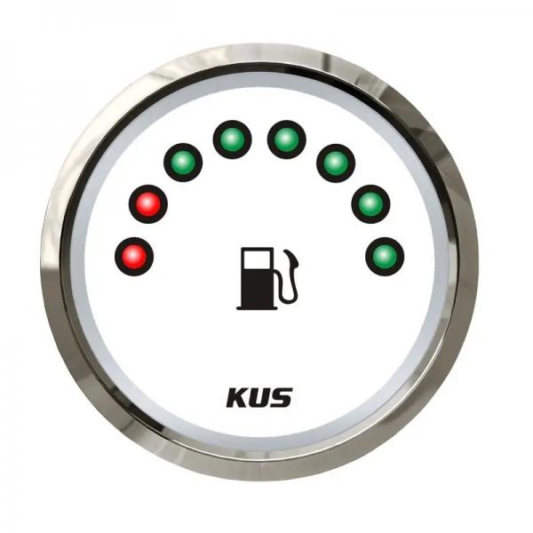 KUS 52mm 8led 연료 게이지 화이트 [TYE-GU054]