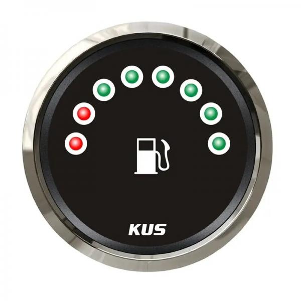 KUS 52mm 8led 연료 게이지 블랙 [TYE-GU055]