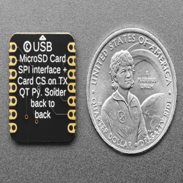 디바이스마트,MCU보드/전자키트 > 전원/신호/저장/응용 > SD/TF/메모리,Adafruit,Adafruit microSD Card BFF Add-On for QT Py and Xiao [ada-5683],QT Py 및 Xiao용 Adafruit microSD 카드 BFF 애드온