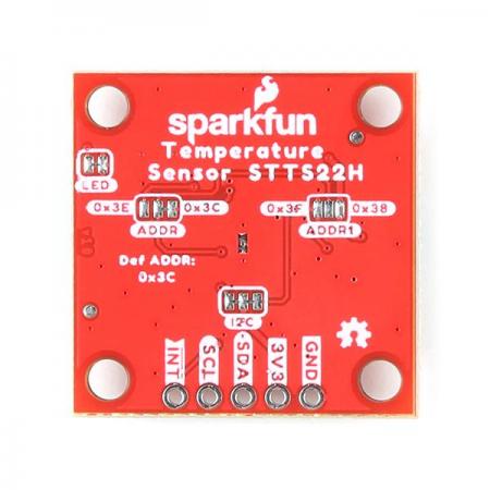 디바이스마트,MCU보드/전자키트 > 센서모듈 > 온도/습도 > 온도센서,SparkFun,SparkFun Temperature Sensor - STTS22H (Qwiic) [SEN-21262],STTS22H 온도 센서 / 초저전력, 고정확도 / Qwiic 지원 / 작동 온도: -40°C ~ +125°C / 온도 정확도(최대): ± 0.5°C(-10°C ~ +60°C) / 작동 전압: 1.5~3.6V