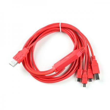 디바이스마트,케이블/전선 > USB 케이블 > 데이터케이블(MM) > USB 2.0 A타입 케이블,SparkFun,SparkFun 4-in-1 Multi-USB Cable - USB-A Host [CAB-21272],4-in-1 멀티 USB-A 케이블 / USB-B, mini-B, micro-B 및 type-C 커넥터