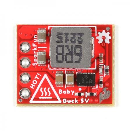 디바이스마트,MCU보드/전자키트 > 전원/신호/저장/응용 > 레벨컨버터/전압관리,SparkFun,SparkFun BabyBuck Regulator Breakout - 5V (AP63357) [COM-21256],0.63인치 x 0.52인치 5V BabyBuck 레귤레이터 / AP63357 / 3.8~32V의 넓은 입력 전압 범위를 가진 3.5A 동기식 벅 컨버터