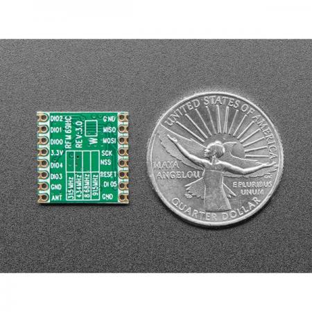 디바이스마트,MCU보드/전자키트 > 통신/네트워크 > RF/LoRa,Adafruit,RFM69HCW 433 MHz Transceiver Radio Module [ada-5693],RFM69HCW 433MHz 송수신기 무선 모듈 / SX1231 / +13 ~ +20dBm 최대 100mW 전원 출력 / 최소 500미터의 가시선 / 아두이노