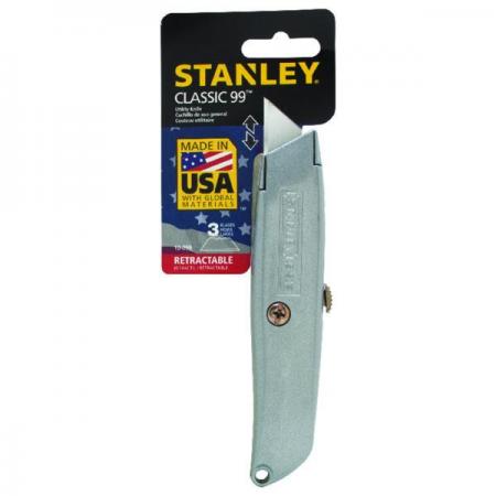 디바이스마트,수공구/전자공구/전동공구 > 작업공구 > 절단/컷터류 > 칼/칼날,스탠리,다용도칼 10-099 (152mm),스탠리 몸체아연주조 다용도칼 / 몸체 152mm / 칼날 3개입 적용칼날: 11-921T-KR / 0-11-983