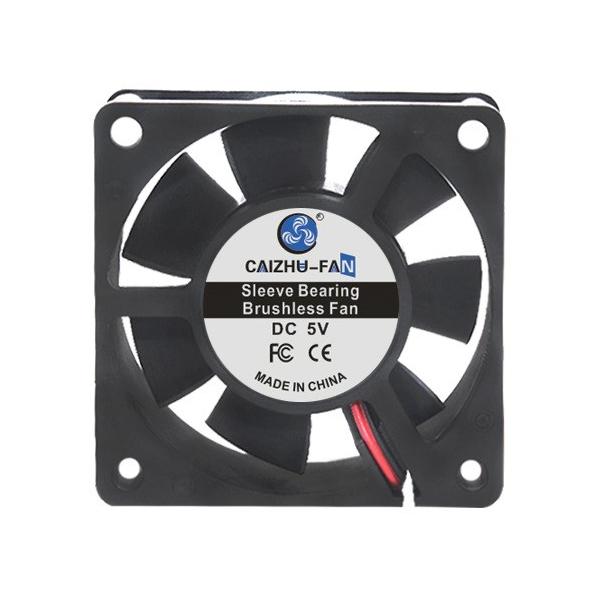 6025 DC12V 5500RPM 슬리브 팬모터 [CNT-OFM070]