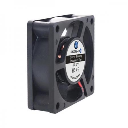 디바이스마트,기계/제어/로봇/모터 > 모터류 > 팬모터 > DC 팬모터,CAIZHU-FAN,6025 DC5V 2500RPM 유체 팬모터 [CNT-OFM074],60x60x25MM / DC5V / 0.1A / 2500RPM ±10% / 19.58DBA / 11.97CFM / 0.5W /XH2.54 2P단자