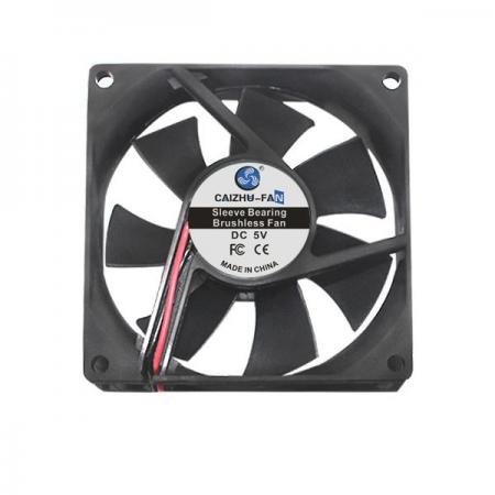 디바이스마트,기계/제어/로봇/모터 > 모터류 > 팬모터 > Ball 베어링 타입 팬모터,CAIZHU-FAN,8020 DC24V 3500RPM 이중볼베어링 팬모터 [CNT-OFM102],80x80x20MM / DC24V / 0.08A / 3500RPM ±10% / 34.65DBA / 34.33CFM / 1.92W /XH2.54 2P단자