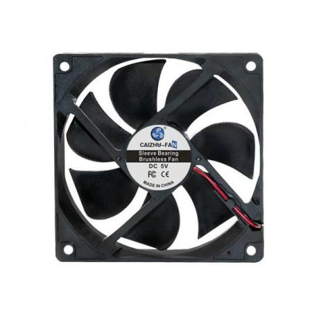 디바이스마트,기계/제어/로봇/모터 > 모터류 > 팬모터 > Ball 베어링 타입 팬모터,CAIZHU-FAN,12025 DC5V 1500RPM 이중볼베어링 팬모터 [CNT-OFM112],120x120x25MM / DC5V / 0.18A / 1500RPM ±10% / 26.60DBA / 38.68CFM / 0.9W /XH2.54 2P단자