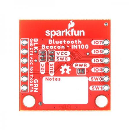 디바이스마트,MCU보드/전자키트 > 통신/네트워크 > 블루투스/BLE,SparkFun,SparkFun NanoBeacon Lite Board - IN100 [WRL-21293],IN100 NanoBeacon 라이트 보드 / 2.4GHz 무선 저에너지 BT 비콘 브레이크아웃을 제공 / 공급 전압 범위: 1.1-3.6V / 초저전력 / 비콘 모드 : Proprietary, BT, Google™ Eddystone™, and Apple® iBeacon® 호환
