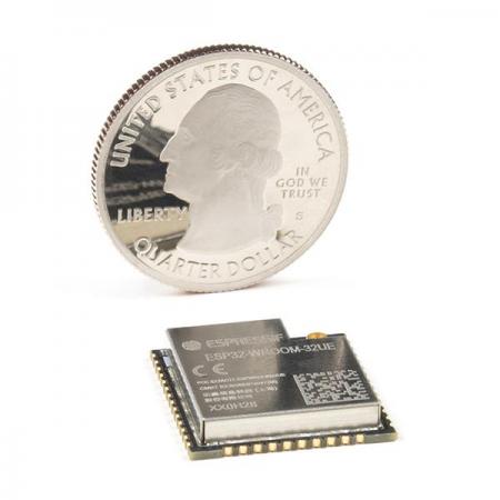 디바이스마트,MCU보드/전자키트 > 통신/네트워크 > 와이파이,SparkFun,ESP32 WROOM MCU Module - 16MB (U.FL) [WRL-17746],ESP32-D0WDQ6칩 / Wi-Fi+BT+BLE MCU 모듈 / CPU 클록 주파수는 80MHz ~ 240MHz까지 조정 가능 / 저전력 / 운영체제 : LwIP가 포함된 freeRTOS, 하드웨어 가속 기능이 있는 TLS 1.2도 내장