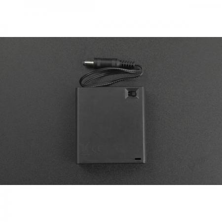 디바이스마트,전원/파워/배터리 > 배터리/배터리홀더 > 배터리홀더 Holder > AA용 홀더,DFROBOT,4×AA Battery Holder (with Power Switch, DC2.1 Jack, and Cover) [FIT0918],ABS 친환경 소재 / 스테인리스 스틸 니켈 도금 스프링 플레이트 / DC2.1 전원 잭 / 수량: 4 / 배터리 유형: AA