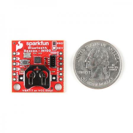 디바이스마트,MCU보드/전자키트 > 통신/네트워크 > 블루투스/BLE,SparkFun,SparkFun NanoBeacon Lite Board - IN100 [WRL-21293],IN100 NanoBeacon 라이트 보드 / 2.4GHz 무선 저에너지 BT 비콘 브레이크아웃을 제공 / 공급 전압 범위: 1.1-3.6V / 초저전력 / 비콘 모드 : Proprietary, BT, Google™ Eddystone™, and Apple® iBeacon® 호환