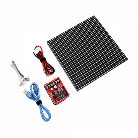 디바이스마트,MCU보드/전자키트 > 디스플레이 > 도트매트릭스,LK EMBEDDED,아두이노 32x32 RGB 도트매트릭스 LED 모듈 키트,192mm x 192mm x 12mm / 입력전압 : 7~45V / 출력전압 및 최대전류 : 5V, 3A