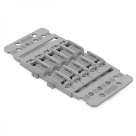 디바이스마트,커넥터/PCB > 전선직결/무탈피 커넥터 > 범용 전선커넥터 > 마운팅캐리어,WAGO,[WAGO] 커넥터용 마운팅 캐리어 221-2505 (1EA),2411 커넥터용 / 밴드 고정형 / 너비 : 47.8mm