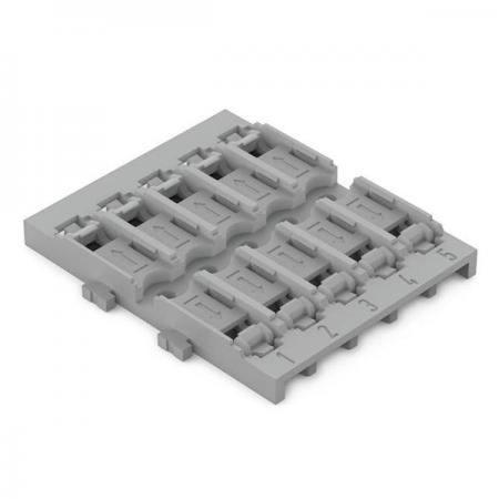 디바이스마트,커넥터/PCB > 전선직결/무탈피 커넥터 > 범용 전선커넥터 > 마운팅캐리어,WAGO,[WAGO] 커넥터용 마운팅 캐리어 221-2525 (1EA),2411 커넥터용 / 스크류 고정형 / 너비 : 47.8mm