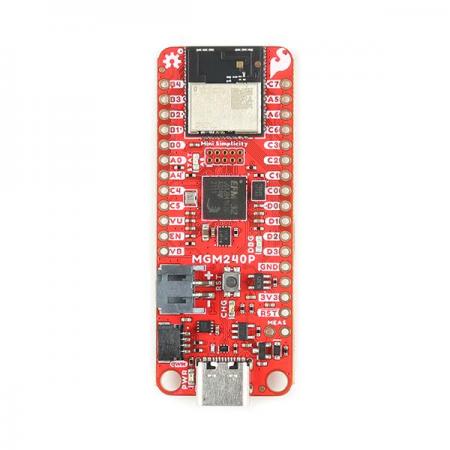 디바이스마트,MCU보드/전자키트 > 프로세서/개발보드 > ARM > Cortex-M33/M23,SparkFun,SparkFun Thing Plus Matter - MGM240P [DEV-20270],MGM240P / Matter 기반 IoT 장치의 민첩한 개발 및 프로토타이핑 / 블루투스 / 32비트 ARM-M33 코어 프로세서(@39MHz) / 1536kB 플래시 메모리 / 다중 802.15.4 무선 프로토콜 지원