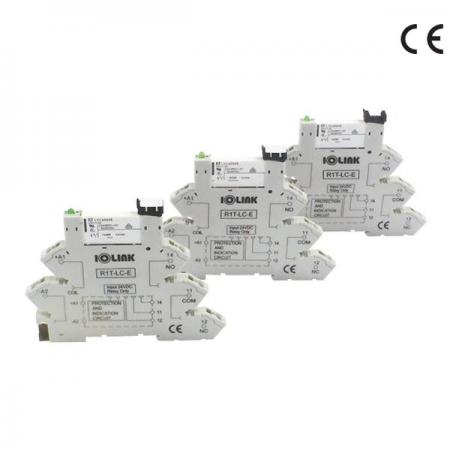 디바이스마트,커넥터/PCB > 터미널블럭 > 단자대 타입 > 릴레이 단자대,IOLINK,인터페이스 릴레이 보드 R1T-LC-E,Spring-Cage형 / 정격 전압 : 24 VDC / 1P / Contact : 개별 (쇼트바 별매)