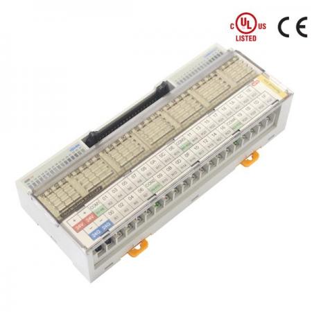 디바이스마트,커넥터/PCB > 터미널블럭 > 단자대 타입 > 릴레이 단자대,IOLINK,인터페이스 릴레이 보드 R32C-NS5A-V,Case 일체형 / 정격 전압 : 24 VDC / 32P NPN / Contact : 8P