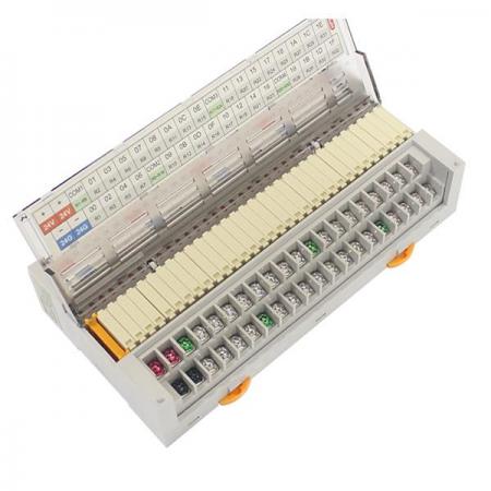 디바이스마트,커넥터/PCB > 터미널블럭 > 단자대 타입 > 릴레이 단자대,IOLINK,인터페이스 릴레이 보드 R32T-YNT,양단 단자대형 / 정격 전압 : 24 VDC / 32P NPN / Contact : 8P