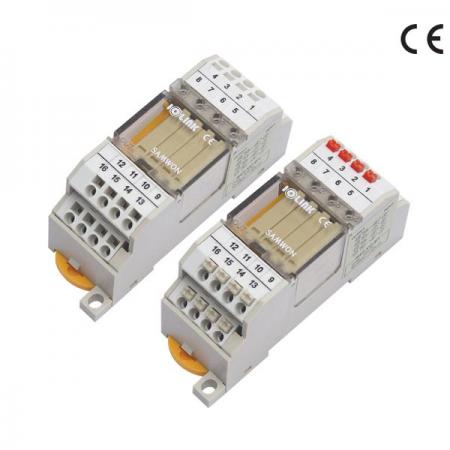 디바이스마트,커넥터/PCB > 터미널블럭 > 단자대 타입 > 릴레이 단자대,IOLINK,인터페이스 릴레이 보드 R4T-16P-E1,Screwless 단자대형 / 정격 전압 : 24 VDC / 4P 개별전원 / Contact : 개별 (4P 쇼트바 내장)