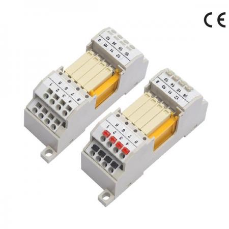 디바이스마트,커넥터/PCB > 터미널블럭 > 단자대 타입 > 릴레이 단자대,IOLINK,인터페이스 릴레이 보드 R4T-16P-E3,Screwless 단자대형 / 정격 전압 : 24 VDC / 4P PNP / Contact : 개별 (4P 쇼트바 내장)