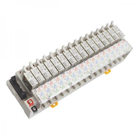 디바이스마트,커넥터/PCB > 터미널블럭 > 단자대 타입 > 릴레이 단자대,IOLINK,인터페이스 릴레이 보드 R16A-PC-DC24VC,SAMWON ACT SHN Relay 장착 / 정격 전압 : 24 VDC / 16P PNP / Contact : 개별 (4P 쇼트바 내장)